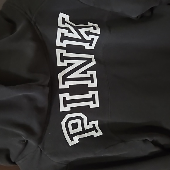 PINK black quarter zip hoodie - Picture 5 of 7